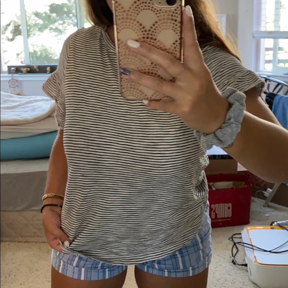 Old Navy Striped Ruffle T-Shirt Size XS